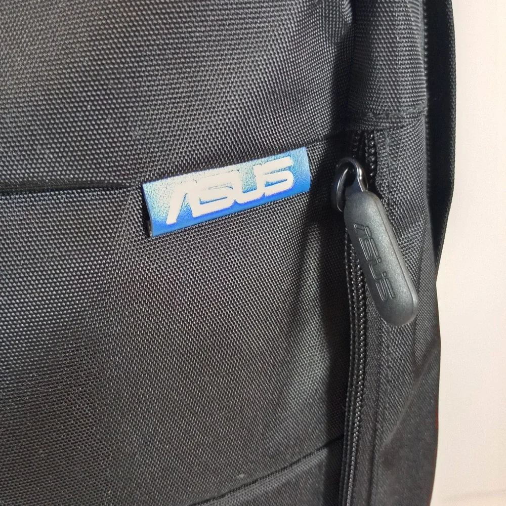 ASUS Laptop Backpack One Size Black Excellent Slim Padded Tech Commuter Bag